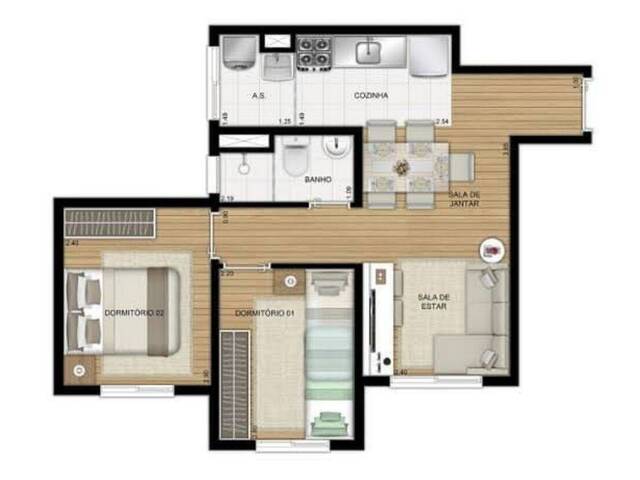 #1035 - Apartamento para Venda em São Paulo - SP - 2